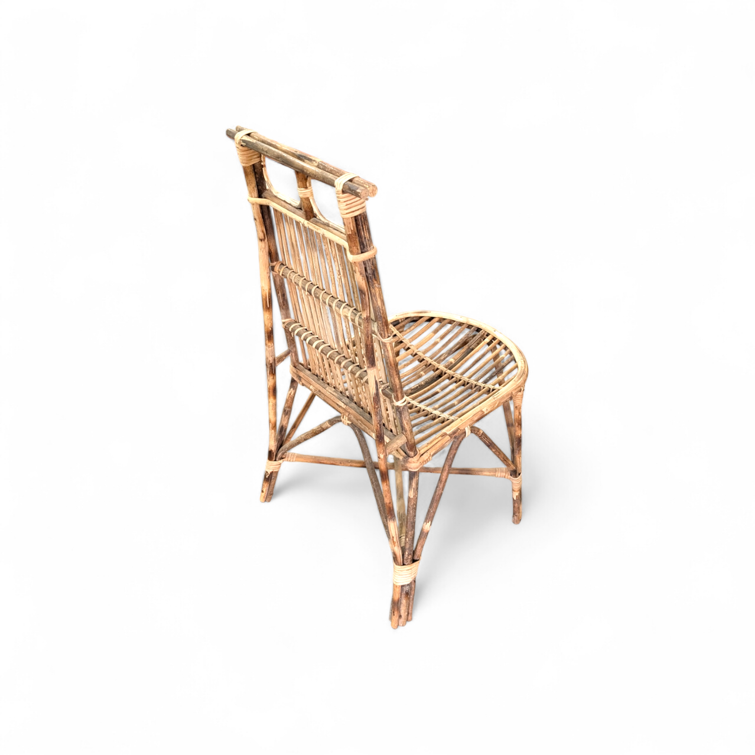 Melman Cane Patio Chair back