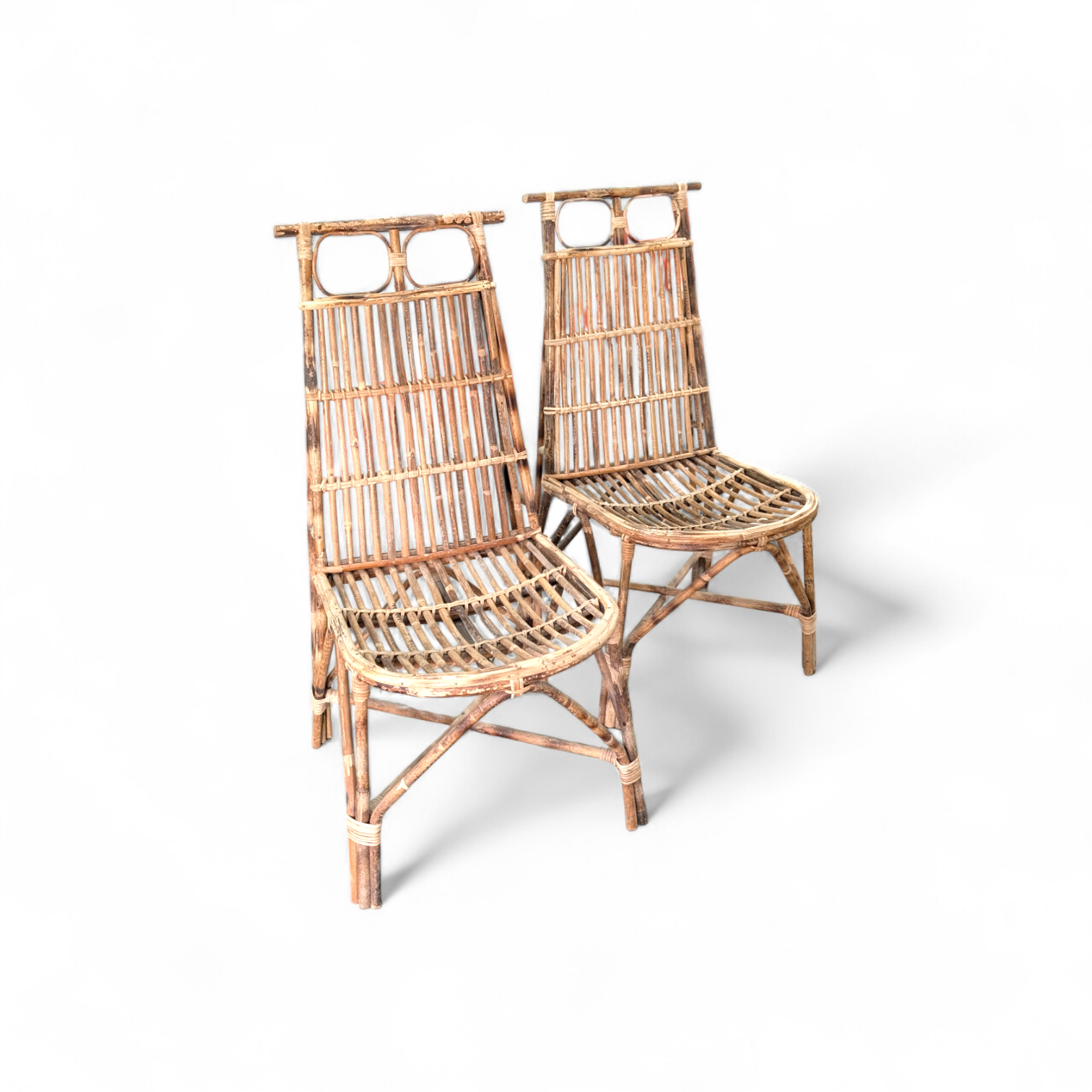 Melman Cane Patio Chair double