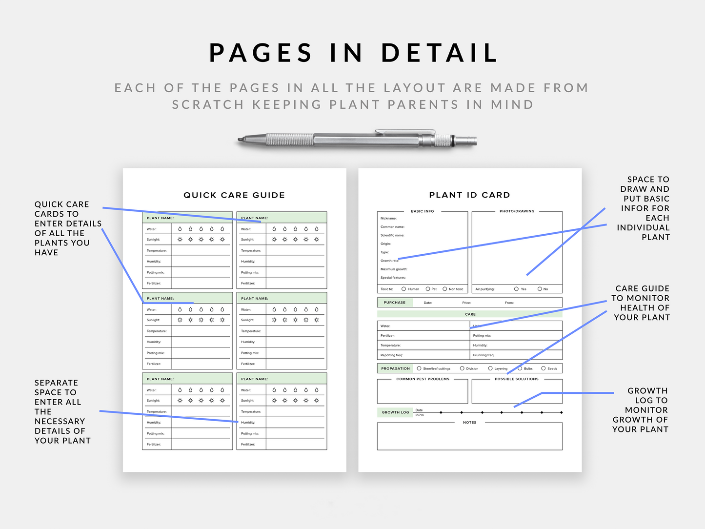 The Ultimate Plant Care Planner (Printable PDF) - PDF Planner - Soiled