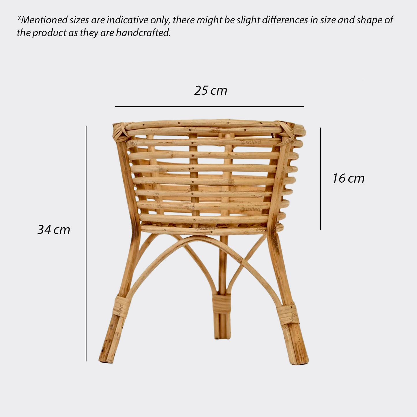 Leggy Cane Planter - Planter - Soiled